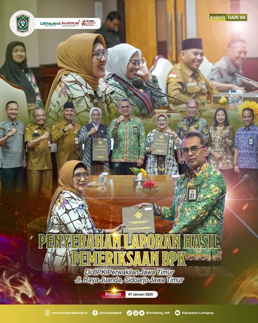 PENYERAHAN LAPORAN HASIL PEMERIKSAAN BPK 