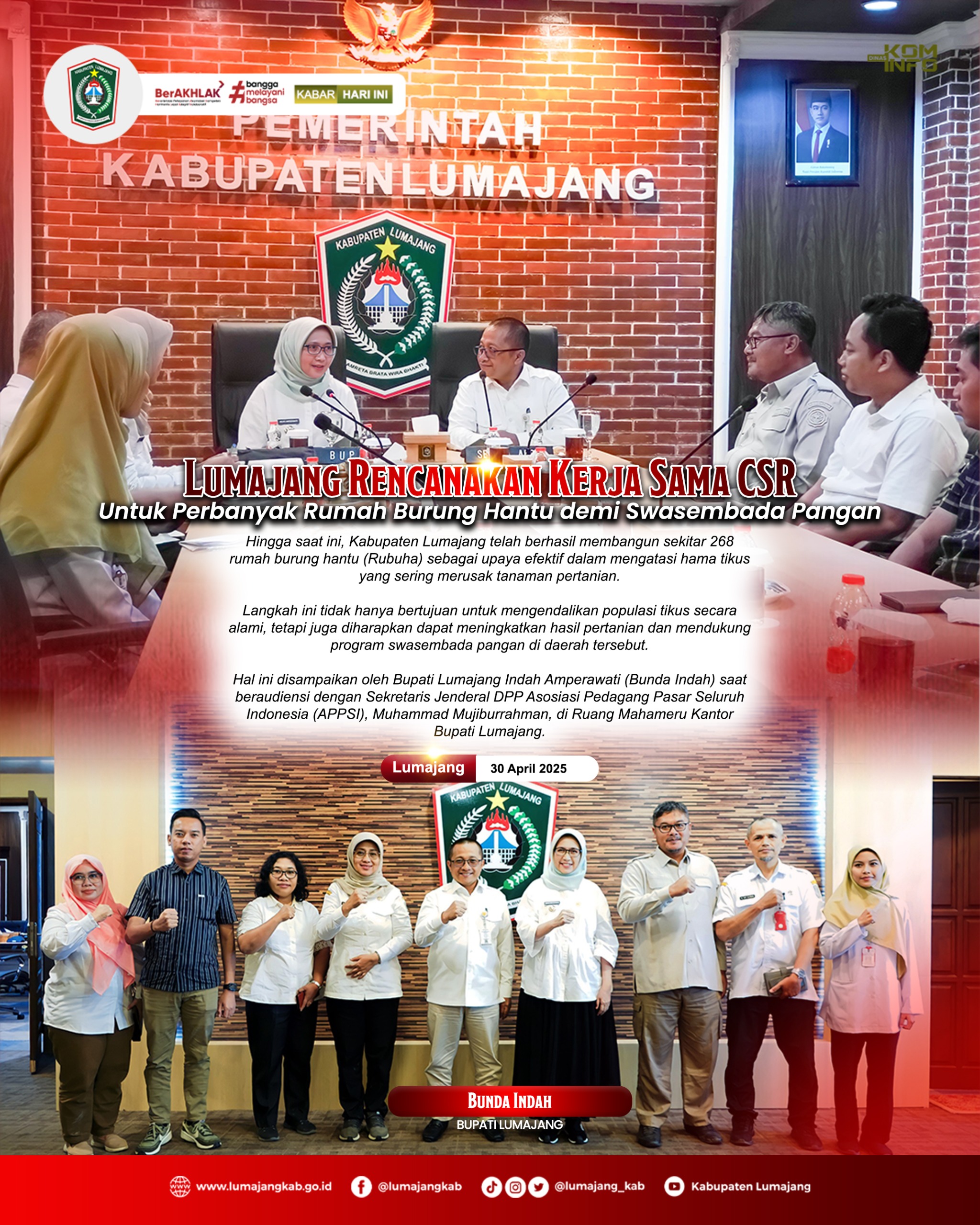 Lumajang rencanakan kerja sama CSR