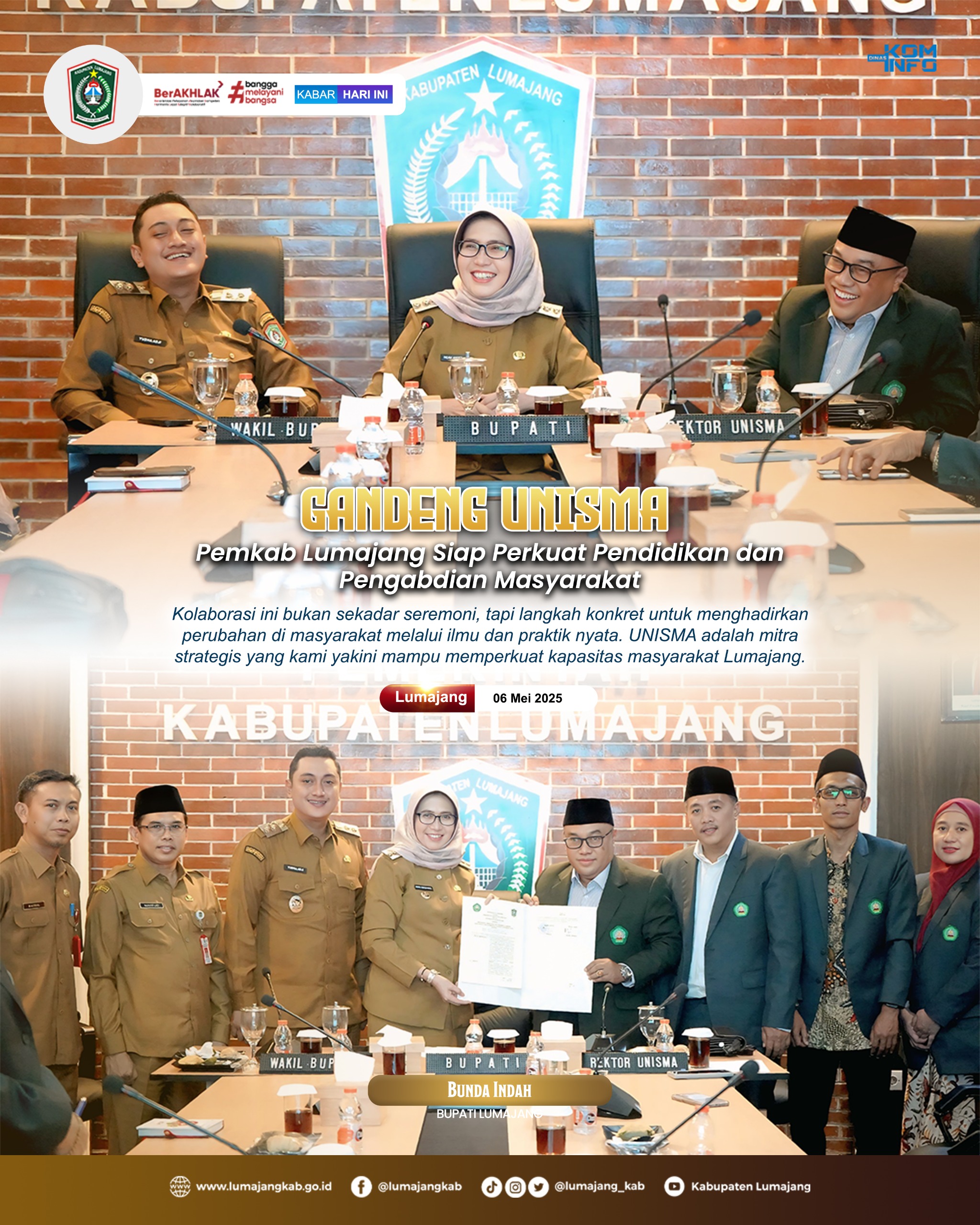 Gandeng Unisma Pemkab Lumajang siap perkuat pendidikan dan pengabdian masyarakat